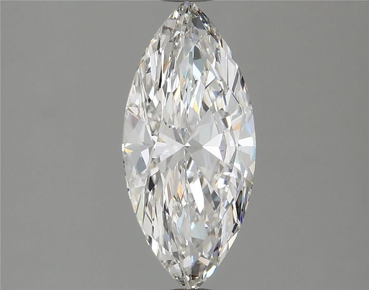 1.21 Carat Marquise Lab Diamond with  Cut Diamond in 14KT  view 1
