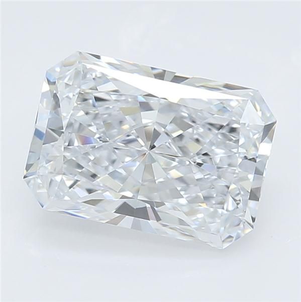 1.25 Carat Radiant Lab Diamond with  Cut Diamond in 14KT  view 1
