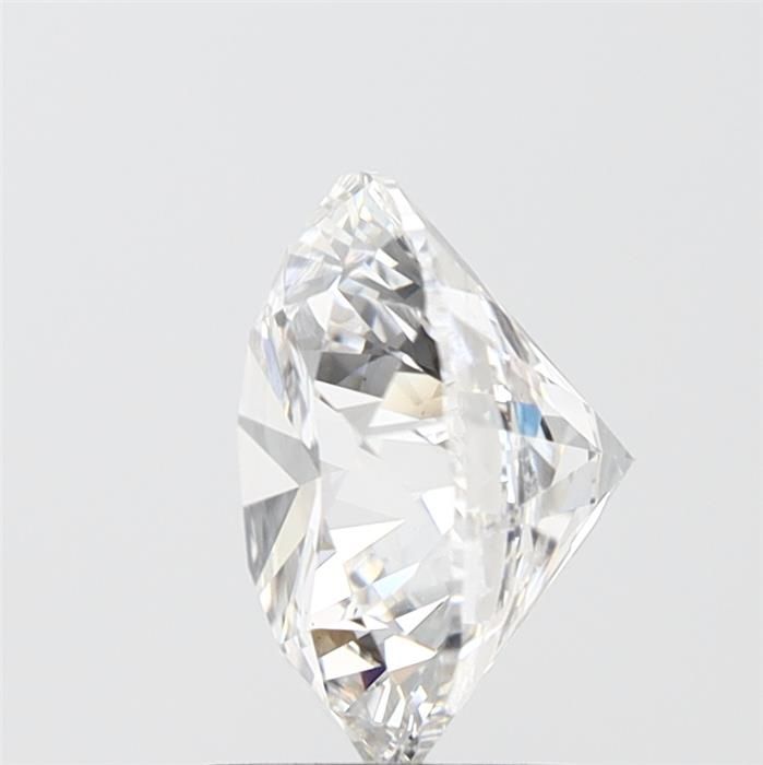 3.05 Carat Round Lab Diamond with  Cut Diamond in 14KT  view 1
