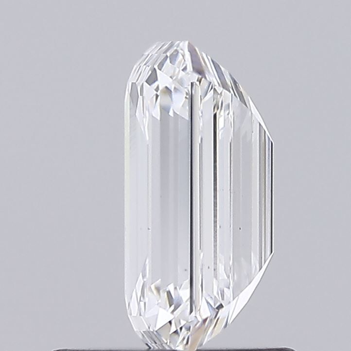 1.15 Carat Emerald Lab Diamond with  Cut Diamond in 14KT  view 1
