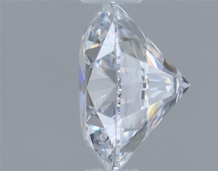 0.54 Carat Round Lab Diamond & 0.54 Carat Round Lab Diamond with  Cut Diamond in 14KT  view 1
