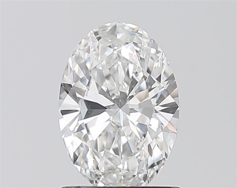 1.11 Carat Oval Lab Diamond with  Cut Diamond in 14KT  view 1
