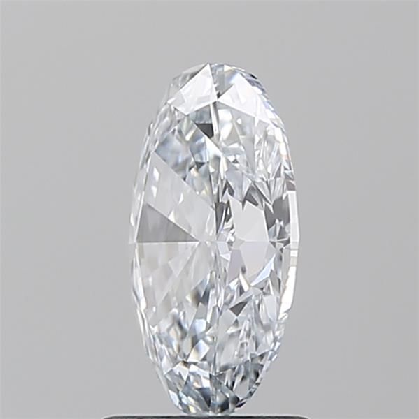 1.53 Carat Oval Lab Diamond with  Cut Diamond in 14KT  view 1
