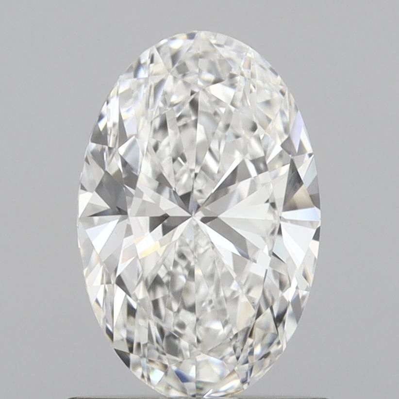1.0 Carat Oval Lab Diamond with  Cut Diamond in 14KT  view 1

