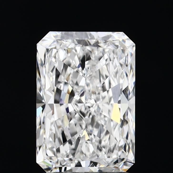 1.6 Carat Radiant Lab Diamond with  Cut Diamond in 14KT  view 1
