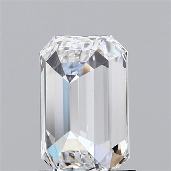 1.58 Carat Emerald Lab Diamond with  Cut Diamond in 14KT  view 1
