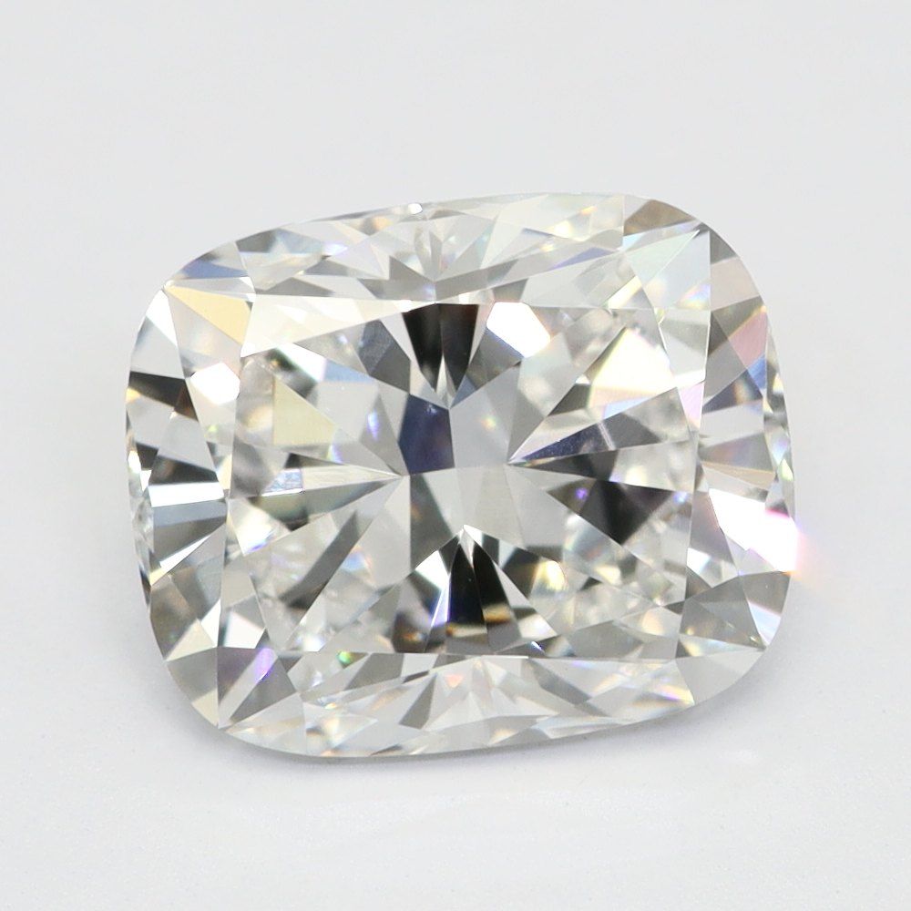 1.47 Carat Cushion Lab Diamond with  Cut Diamond in 14KT  view 1
