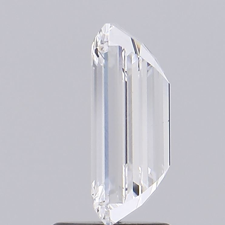 1.82 Carat Emerald Lab Diamond with  Cut Diamond in 14KT  view 1
