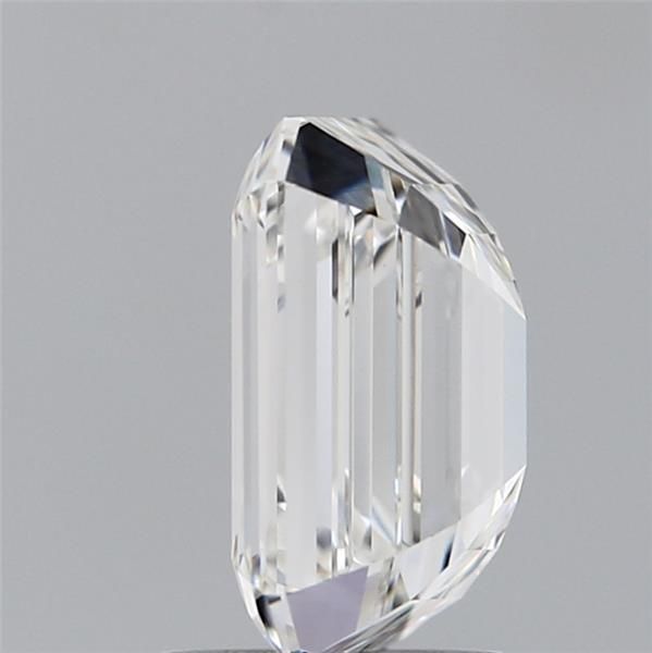 3.01 Carat Emerald Lab Diamond with  Cut Diamond in 14KT  view 1
