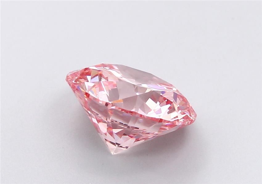 2.51 Carat Round Lab Diamond with  Cut Diamond in 14KT  view 1
