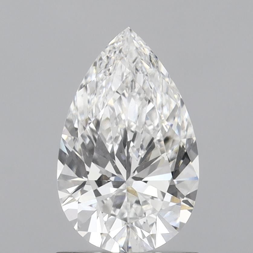 1.11 Carat Pear Lab Diamond with  Cut Diamond in 14KT  view 1
