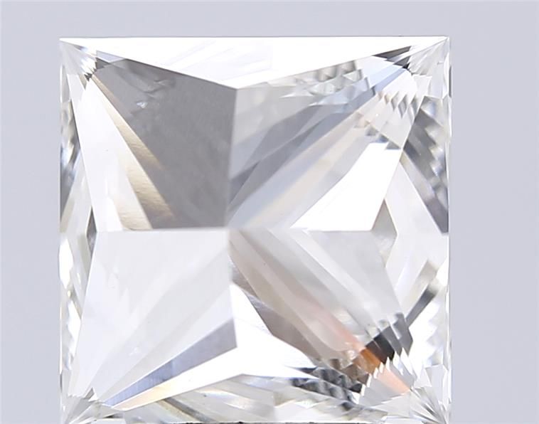 2.12 Carat Princess Lab Diamond with  Cut Diamond in 14KT  view 1
