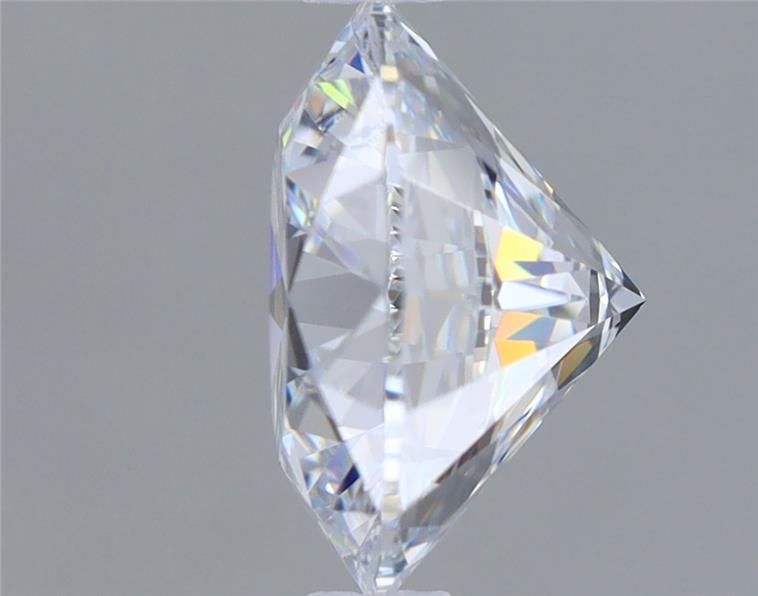1.51 Carat Round Lab Diamond with  Cut Diamond in 14KT  view 1
