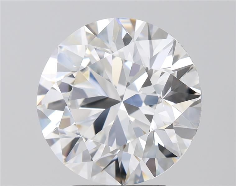 3.2 Carat Round Lab Diamond with  Cut Diamond in 14KT  view 1
