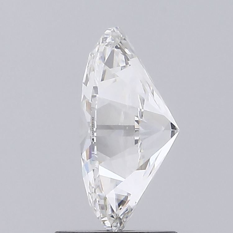 1.82 Carat Oval Lab Diamond with  Cut Diamond in 14KT  view 1
