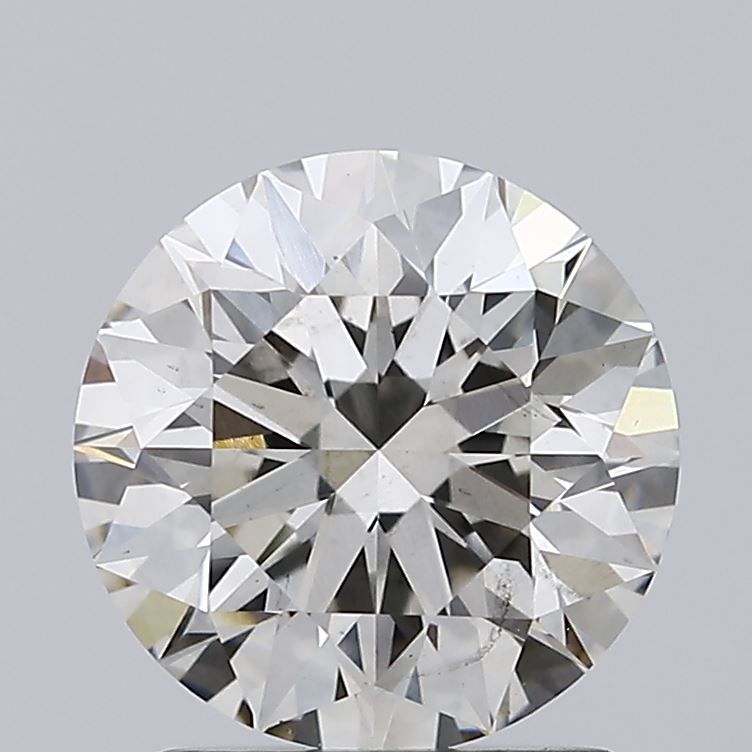 1.78 Carat Round Lab Diamond with  Cut Diamond in 14KT  view 1
