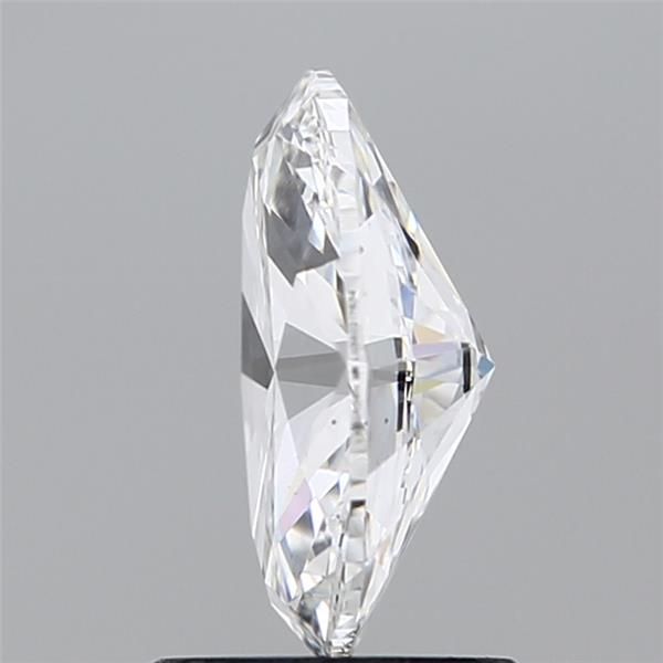 1.5 Carat Oval Lab Diamond with  Cut Diamond in 14KT  view 1
