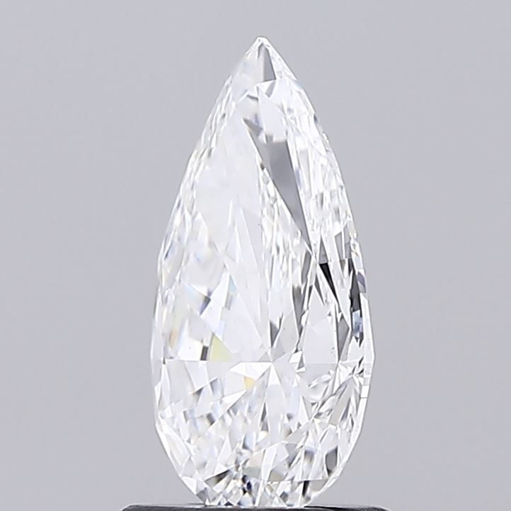 1.41 Carat Pear Lab Diamond with  Cut Diamond in 14KT  view 1
