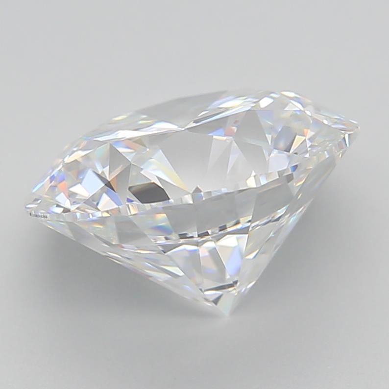 3.2 Carat Round Lab Diamond with  Cut Diamond in 14KT  view 1

