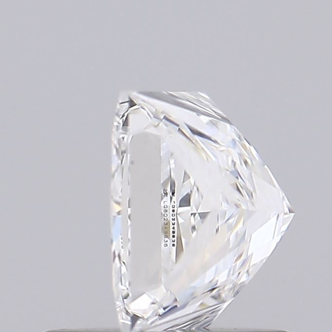 1.0 Carat Princess Lab Diamond with  Cut Diamond in 14KT  view 1
