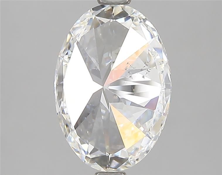 2.32 Carat Oval Natural Diamond with  Cut Diamond in 14KT  view 1
