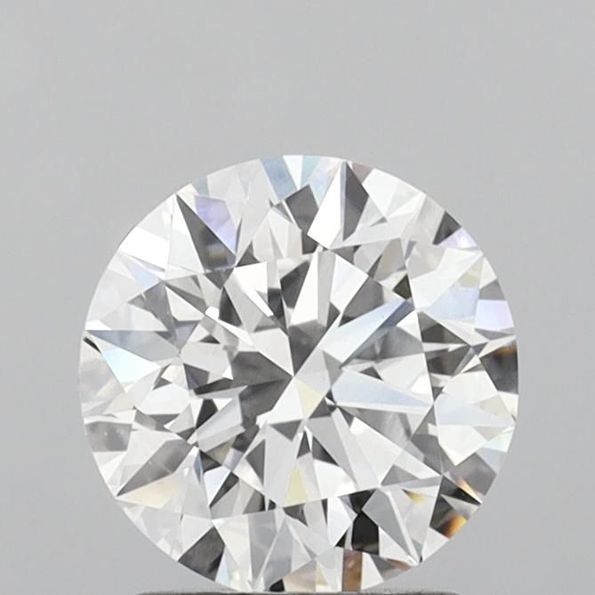 1.86 Carat Round Lab Diamond with  Cut Diamond in 14KT  view 1
