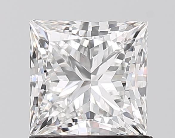 1.19 Carat Princess Lab Diamond with  Cut Diamond in 14KT  view 1
