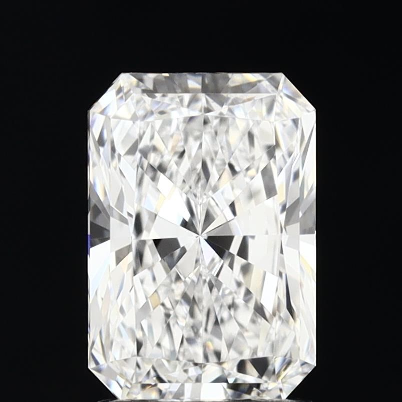 1.55 Carat Radiant Lab Diamond with  Cut Diamond in 14KT  view 1

