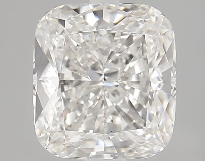 3.02 Carat Cushion Lab Diamond with  Cut Diamond in 14KT  view 1
