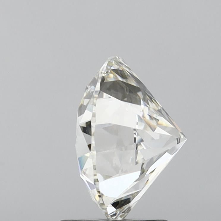 3.45 Carat Round Lab Diamond with  Cut Diamond in 14KT  view 1
