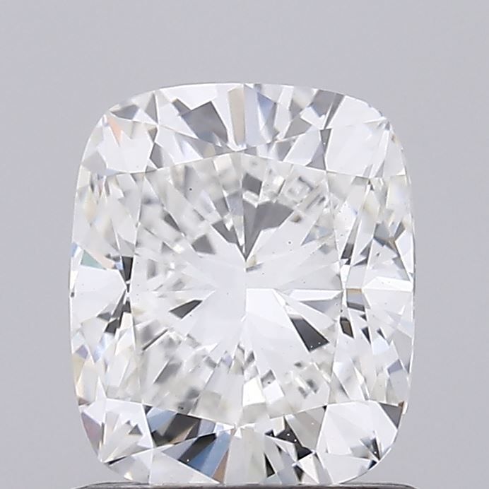 1.18 Carat Cushion Lab Diamond with  Cut Diamond in 14KT  view 1
