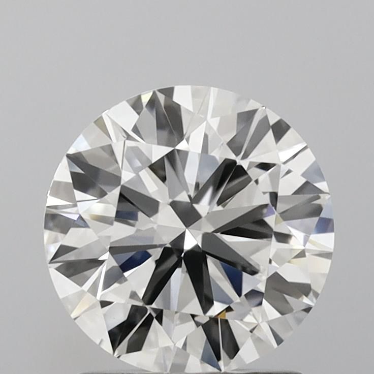 1.5 Carat Round Lab Diamond with  Cut Diamond in 14KT  view 1
