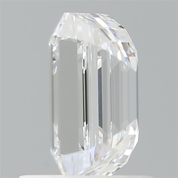 1.3 Carat Emerald Lab Diamond with  Cut Diamond in 14KT  view 1
