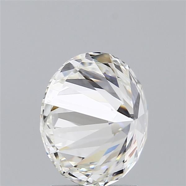 2.15 Carat Round Lab Diamond with  Cut Diamond in 14KT  view 1
