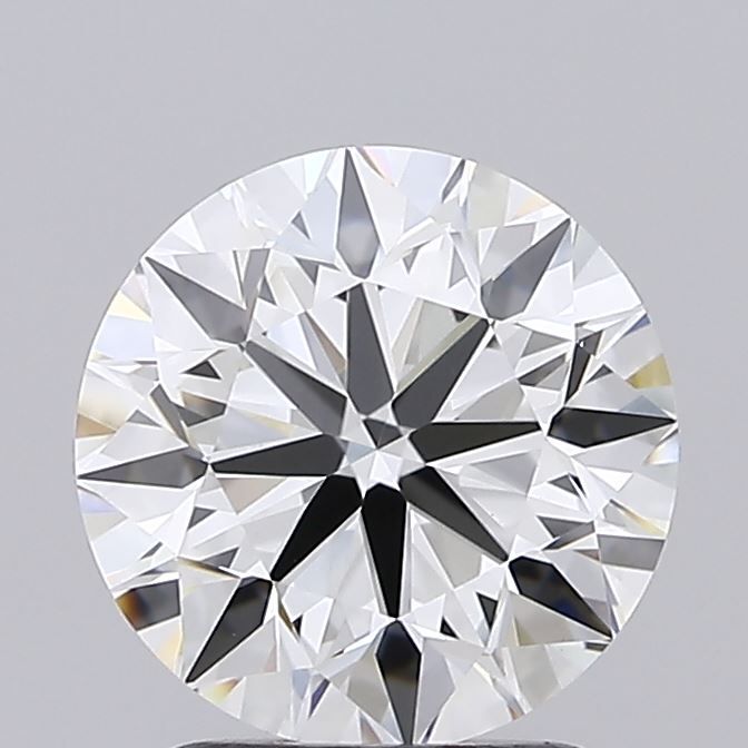 1.92 Carat Round Lab Diamond with  Cut Diamond in 14KT  view 1
