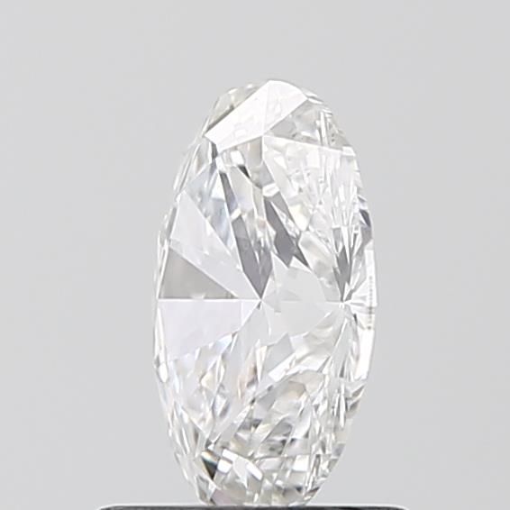 1.02 Carat Oval Lab Diamond with  Cut Diamond in 14KT  view 1
