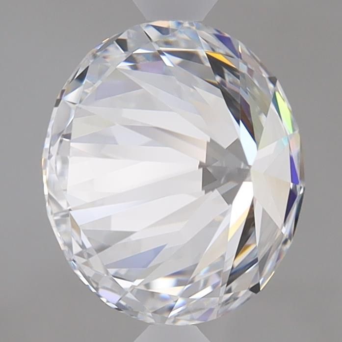 2.38 Carat Round Lab Diamond with  Cut Diamond in 14KT  view 1
