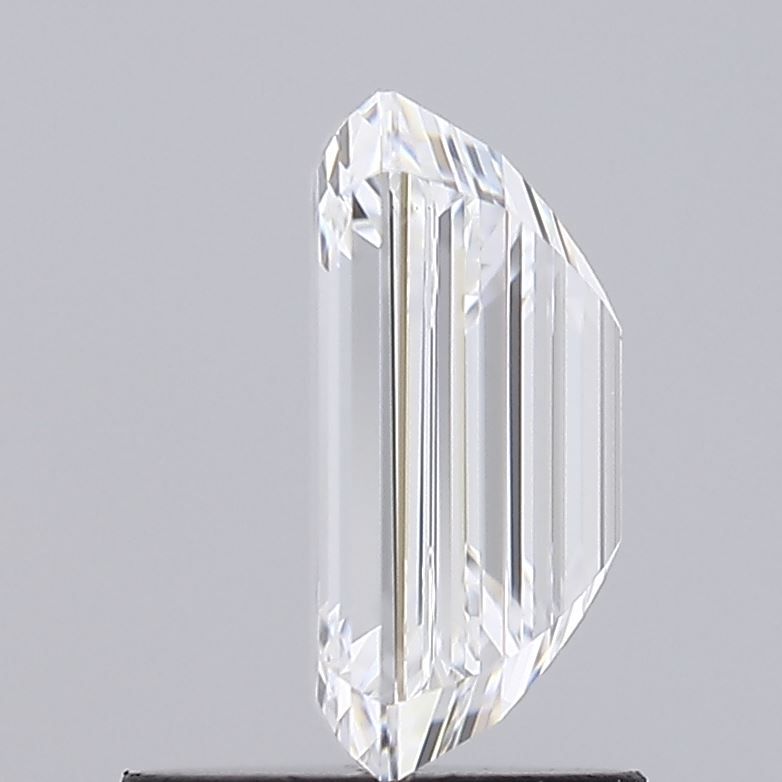 1.55 Carat Emerald Lab Diamond with  Cut Diamond in 14KT  view 1
