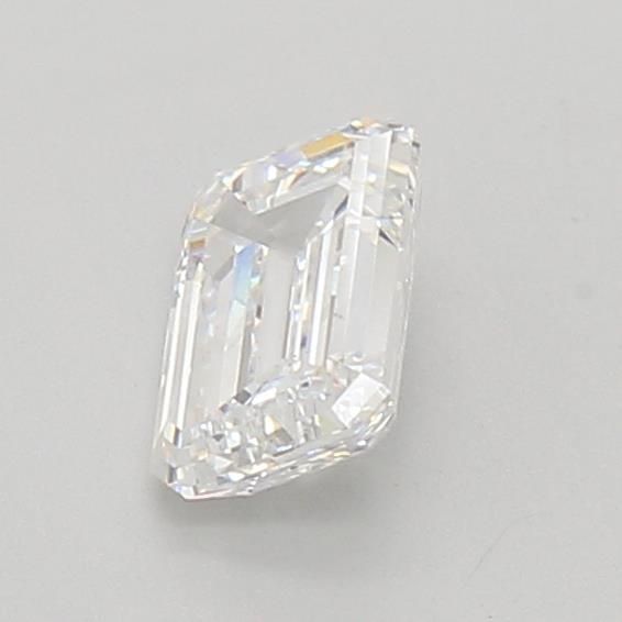 1.13 Carat Emerald Lab Diamond with  Cut Diamond in 14KT  view 1
