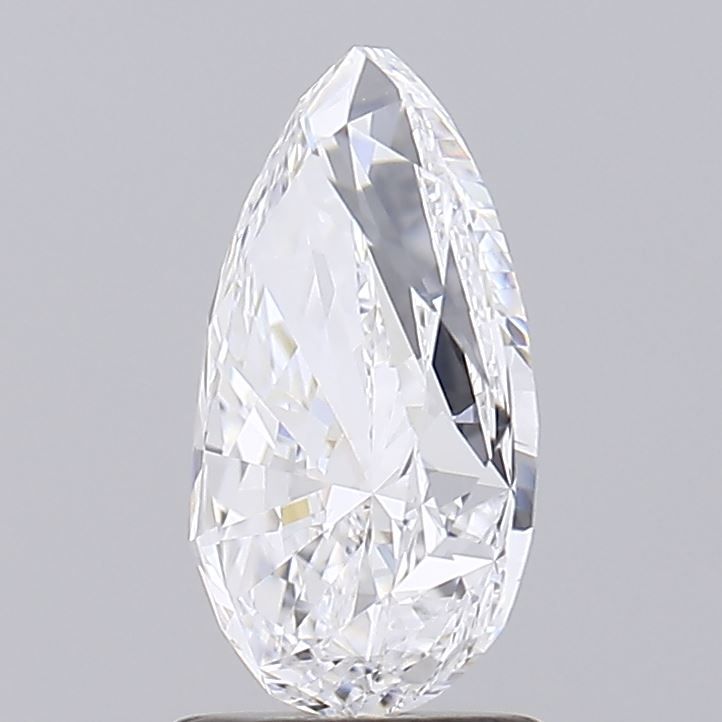 2.0 Carat Pear Natural Diamond with  Cut Diamond in 14KT  view 1

