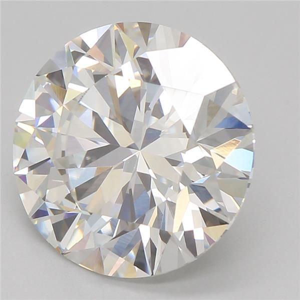 2.58 Carat Round Lab Diamond with  Cut Diamond in 14KT  view 1
