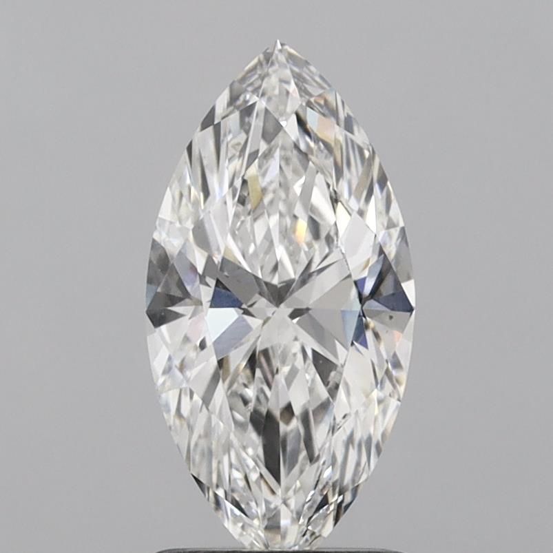 1.42 Carat Marquise Lab Diamond with  Cut Diamond in 14KT  view 1
