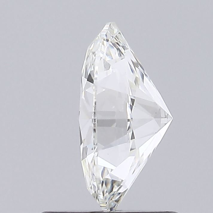 1.02 Carat Oval Lab Diamond with  Cut Diamond in 14KT  view 1
