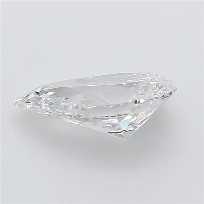 1.65 Carat Pear Lab Diamond with  Cut Diamond in 14KT  view 1
