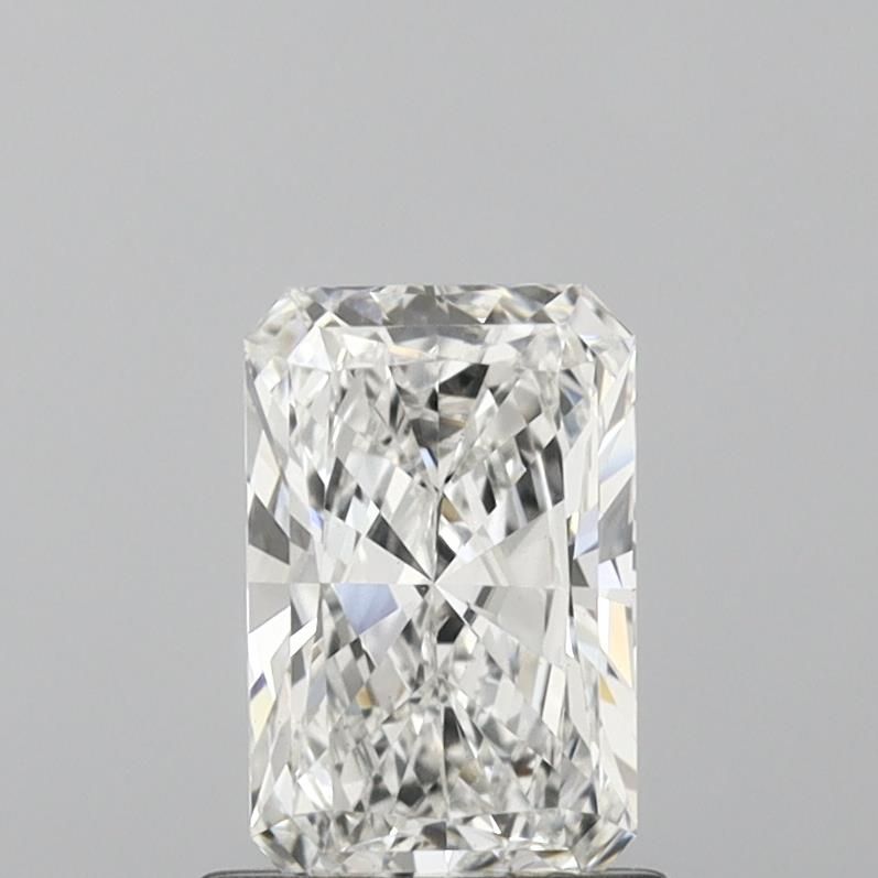 1.01 Carat Radiant Lab Diamond with  Cut Diamond in 14KT  view 1
