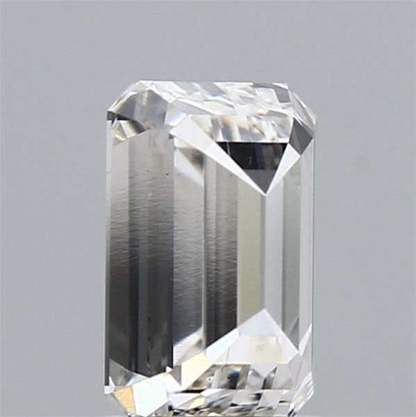 1.56 Carat Emerald Lab Diamond with  Cut Diamond in 14KT  view 1
