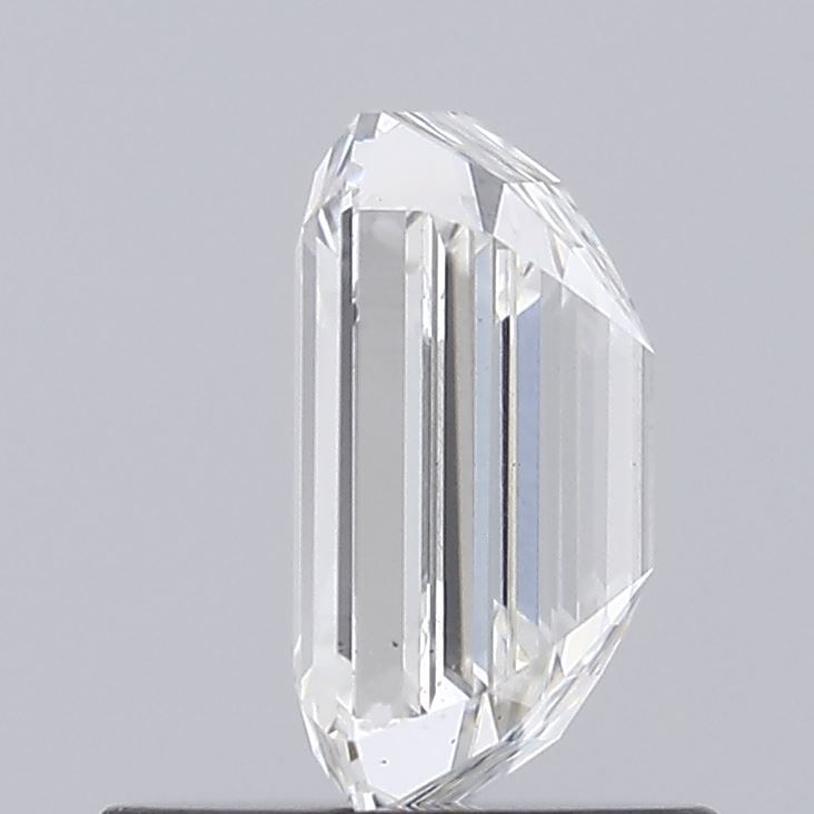 1.02 Carat Emerald Lab Diamond with  Cut Diamond in 14KT  view 1
