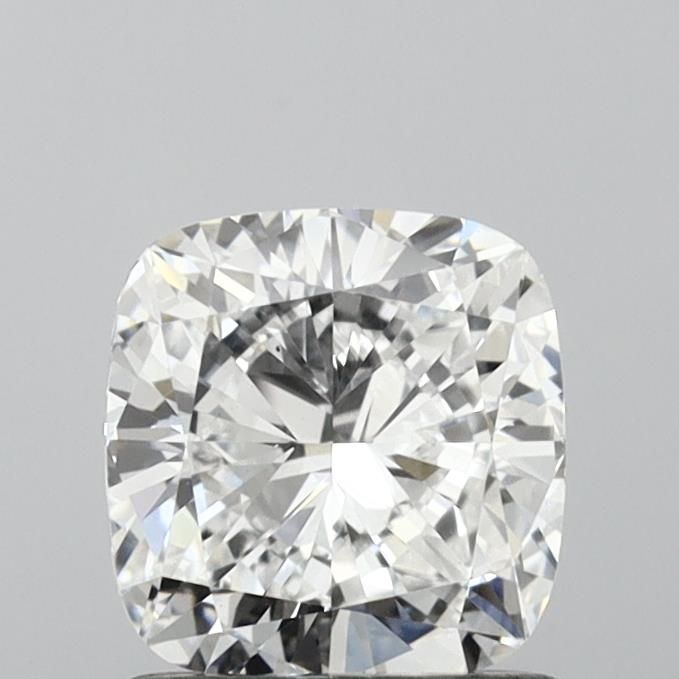1.01 Carat Cushion Lab Diamond with  Cut Diamond in 14KT  view 1
