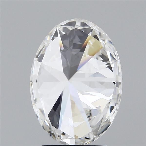 3.12 Carat Oval Lab Diamond with  Cut Diamond in 14KT  view 1

