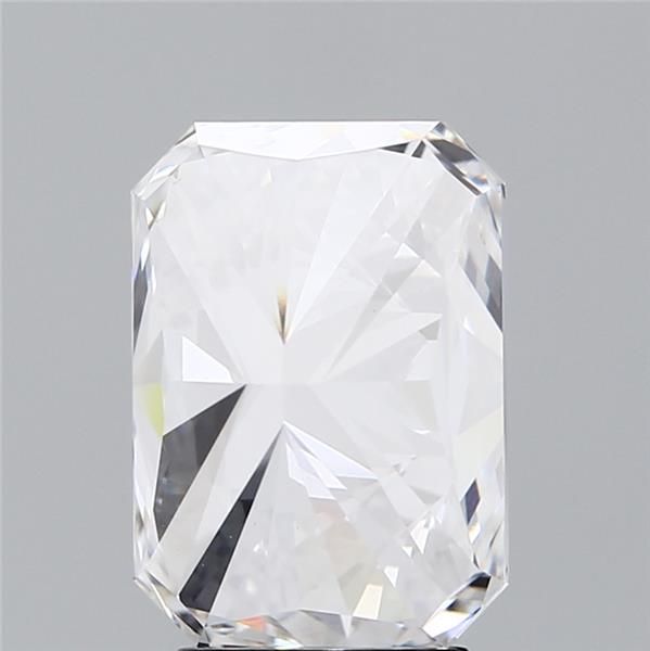 4.0 Carat Radiant Lab Diamond with  Cut Diamond in 14KT  view 1
